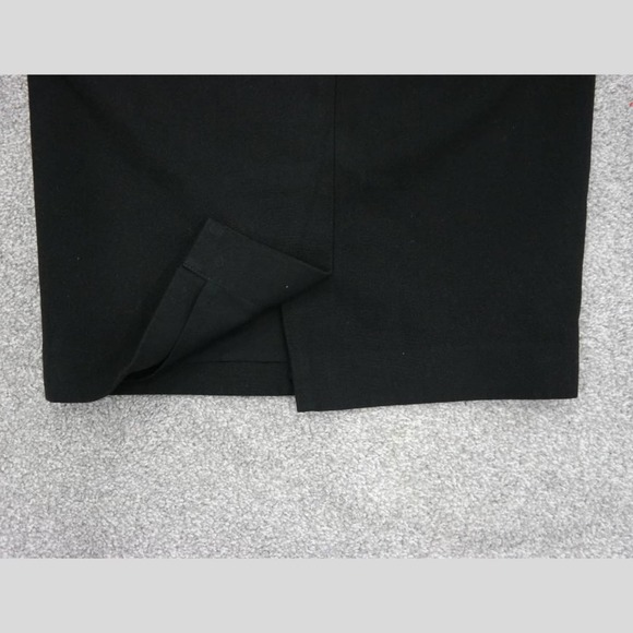 Loft Petite, 00P, High Waisted, Above the Knee, Black, Pencil Skirt - Picture 4 of 4